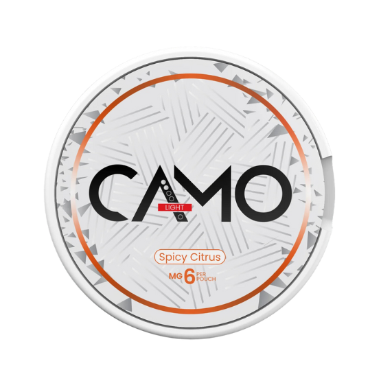 camo spicy citrus - 6mg nicotine pouches