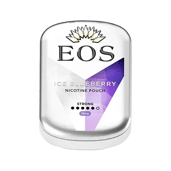 eos ice blueberry strong nicotine pouches