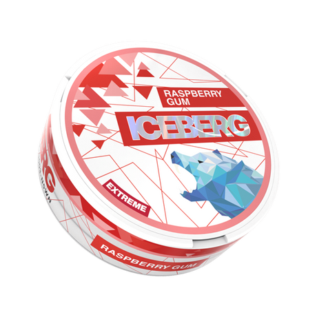 iceberg raspberry gum extreme nicotine pouches