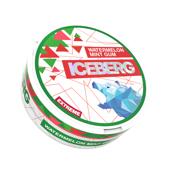 iceberg watermelon mint gum extreme nicotine pouches