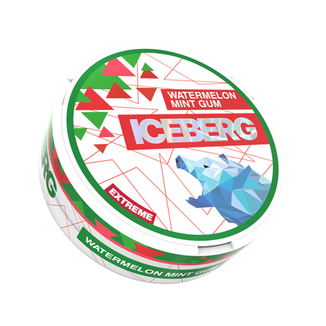 iceberg watermelon mint gum extreme nicotine pouches