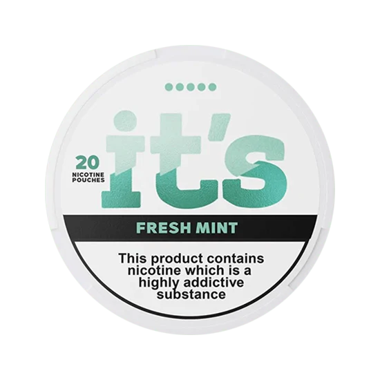 it's fresh mint 20mg nicotine pouches