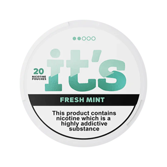 it's fresh mint 8.5mg nicotine pouches