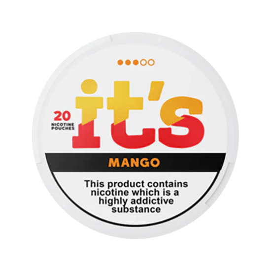 it's mango 12mg nicotine pouches