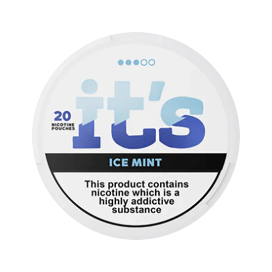 it's ice mint 12mg nicotine pouches