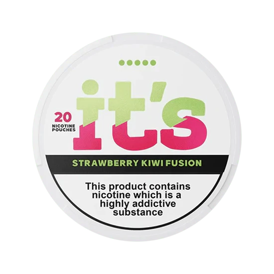 it's strawberry kiwi fusion 20mg nicotine pouches