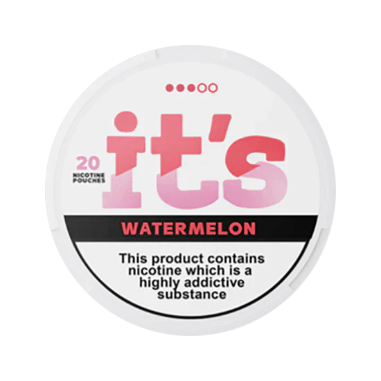 it's watermelon 12mg nicotine pouches
