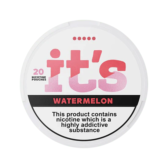 it's watermelon 20mg nicotine pouches