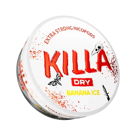 killa dry banana ice - 9.9 mg nicotine pouches