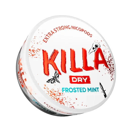 killa dry frosted mint - 9.9 mg nicotine pouches