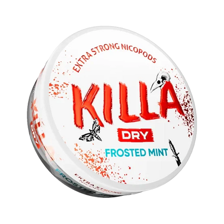 killa dry frosted mint - 9.9 mg nicotine pouches