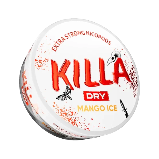 killa dry mango ice - 9.9 mg nicotine pouches