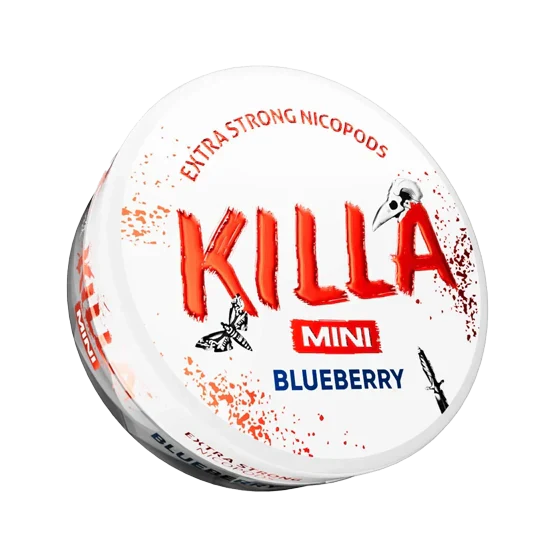 killa mini blueberry - 8.25 mg nicotine pouches