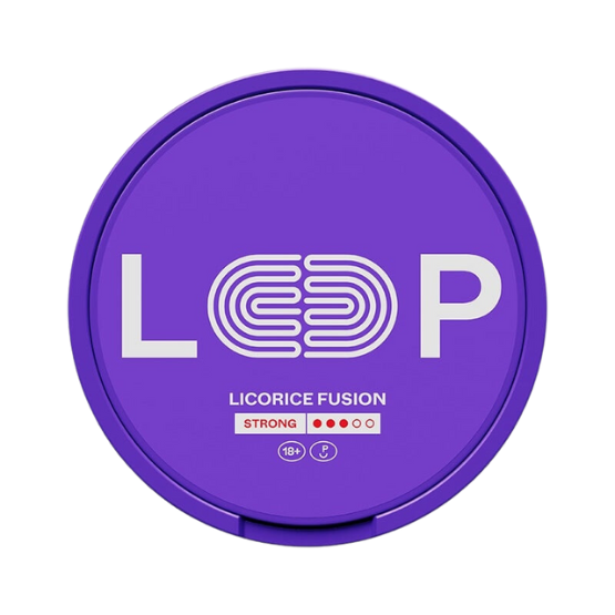 loop licorice fusion (strong) - 12.5 mg nicotine pouches