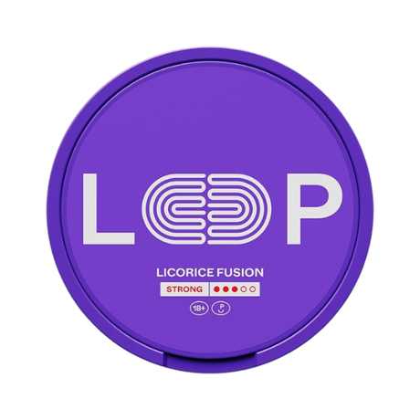 loop licorice fusion (strong) - 12.5 mg nicotine pouches