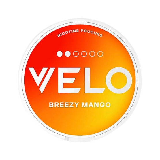 velo breezy mango - 6 mg nicotine pouches