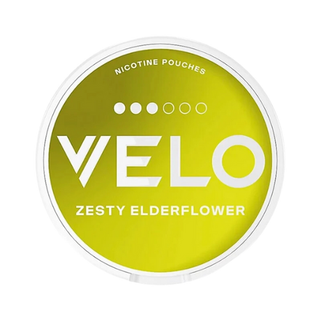 velo zesty elderflower - 10 mg nicotine pouches