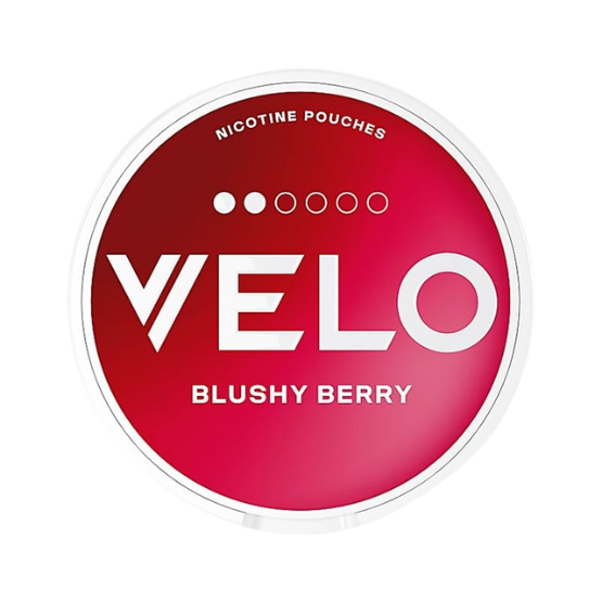 velo blushy berry nicotine pouches