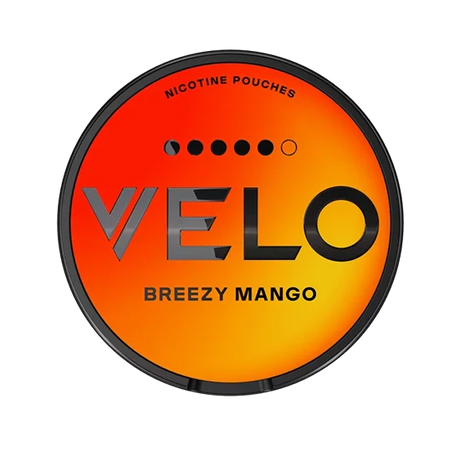 velo breezy mango (strong) - 14 mg nicotine pouches