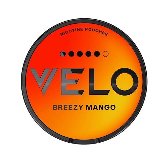velo breezy mango strong nicotine pouches
