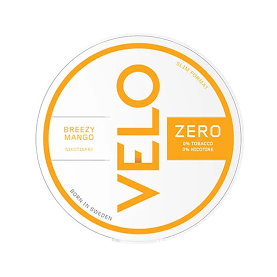 velo breezy mango zero nicotine pouches
