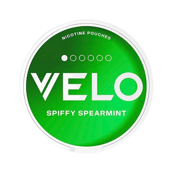 velo spiffy spearmint mini nicotine pouches