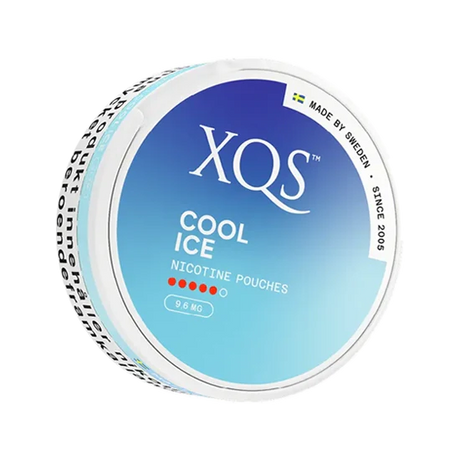 xqs cool ice - 9.6mg (xstrong) nicotine pouches